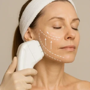 Woman having HI-FU to reduce wrinkles call LA LIPO Yateley Now!